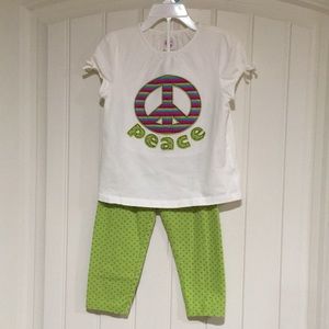 3 Piece set. Capris and skort for girls